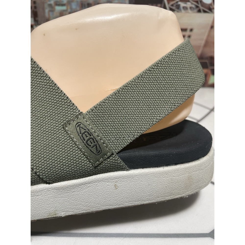 Keen Womens 9.5 Elle Backstrap Sandals Shoes Green Platform Wedge Casual Comfort - Picture 12 of 15
